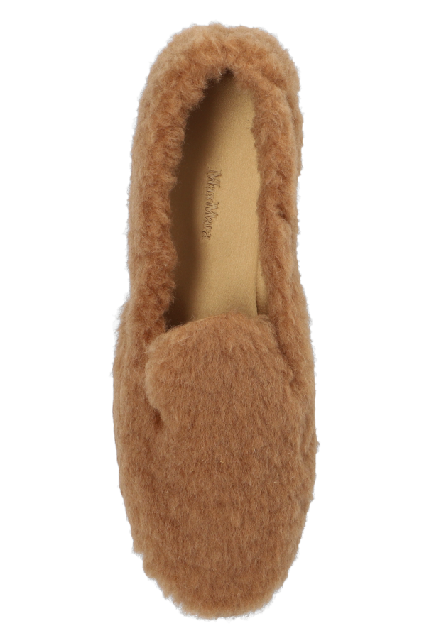 MAX MARA｜SLIPPERS (TEDDY SLIPPER (24526172 001 / 245261 MAX MARA Teddy Soft Slipper Slide | Camel | T. Boutique